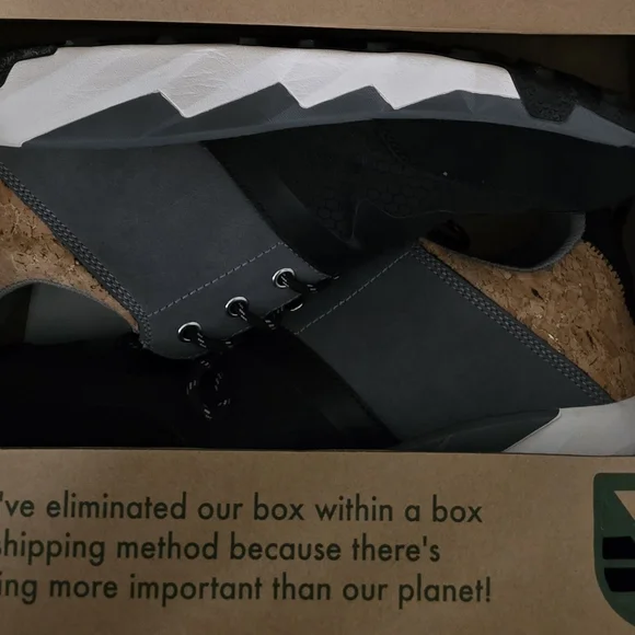 Trillium Black and Gray Sneakers with Tan Accents - Picture 8 of 8